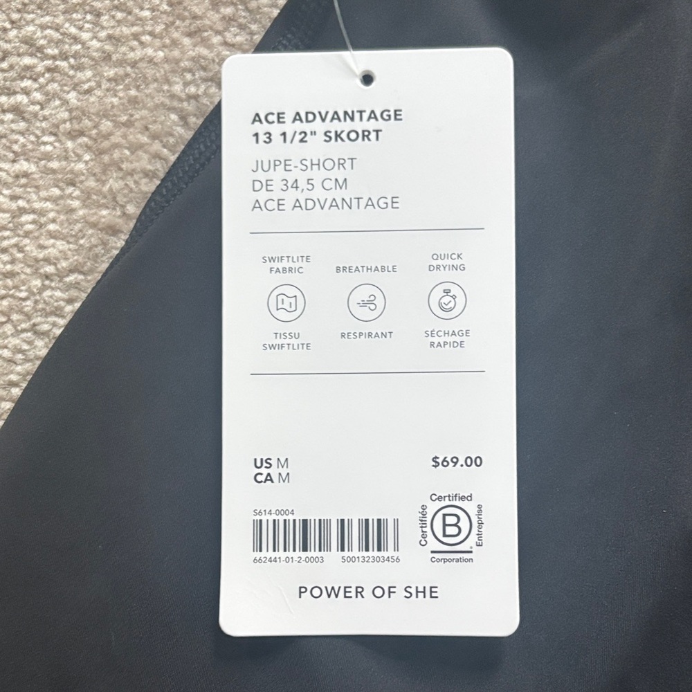 Athleta Women's Black Skort NWT - Picture 9 of 9